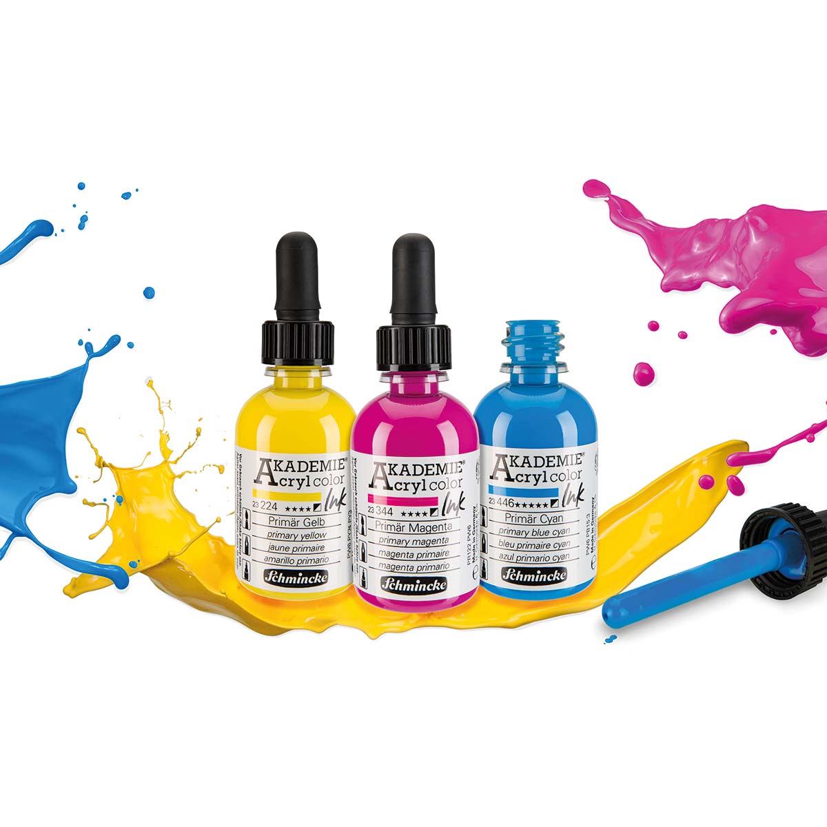 AKADEMIE Acryl color Ink – die flüssige Form der AKADEMIE Acryl color